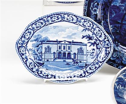 Historical blue transferware