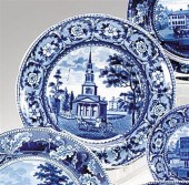 Historical blue transferware s