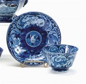 Historical blue transferware t