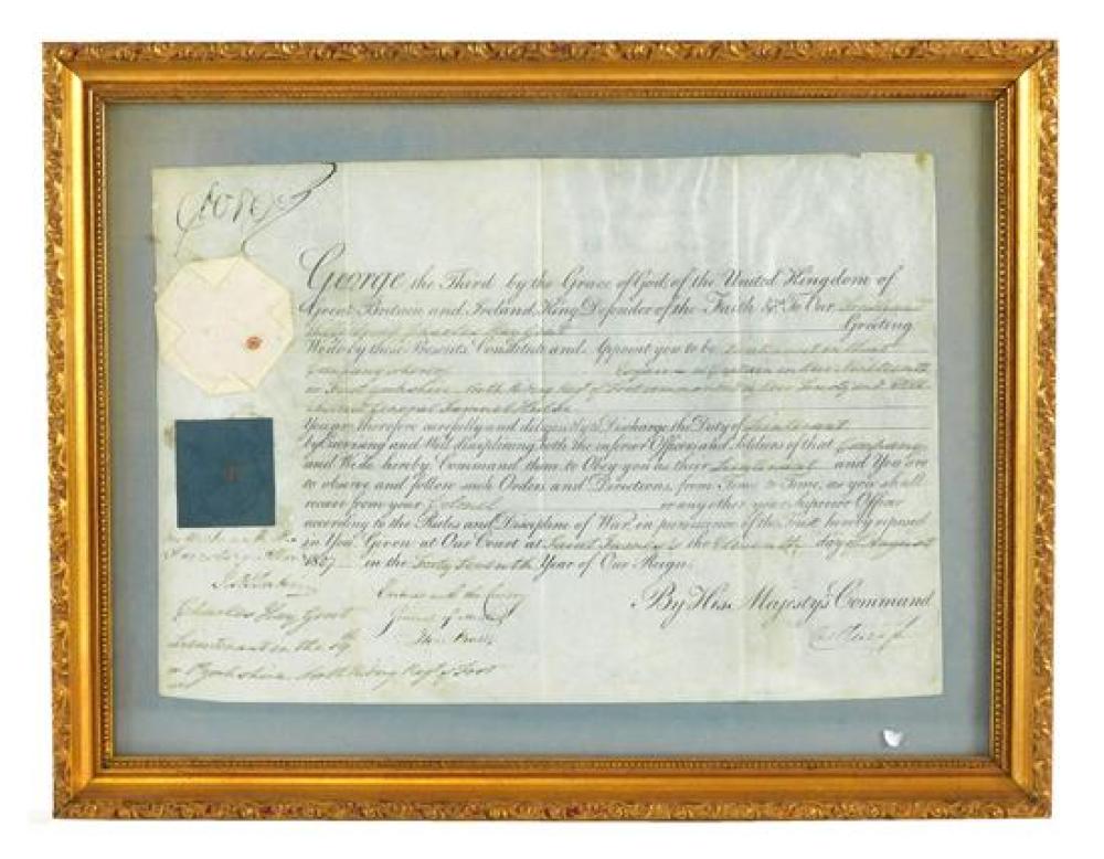 HISTORICAL DOCUMENT: GEORGE III