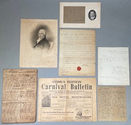 Historical ephemera dating as early