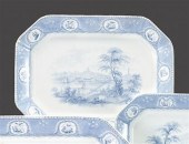     	Historical light blue tra