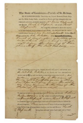 HISTORICAL RECORD: SLAVE BILL