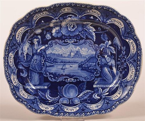HISTORICAL STAFFORDSHIRE BLUE