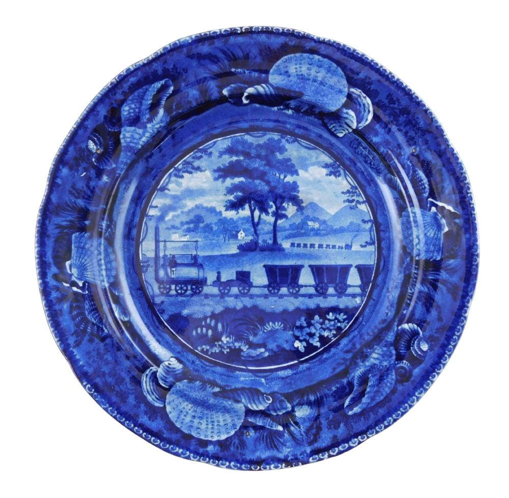 HISTORICAL STAFFORDSHIRE PLATE "THE