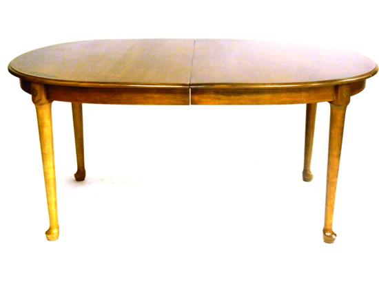 Hitchcock dining table  natural