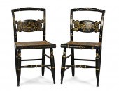 Hitchcock Side Chairs Labeled