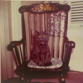 HITCHCOCK-STYLE BLACK PAINTED