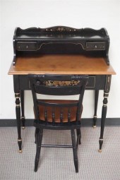 HITCHCOCK STYLE STENCIL, GILT