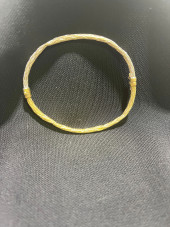 HJ159 18K YELLOW AND WHITE GOL