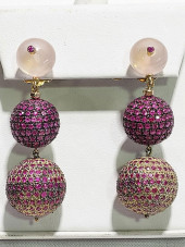 HJ296 ROSE QUARTZ & SAPPHIRE B