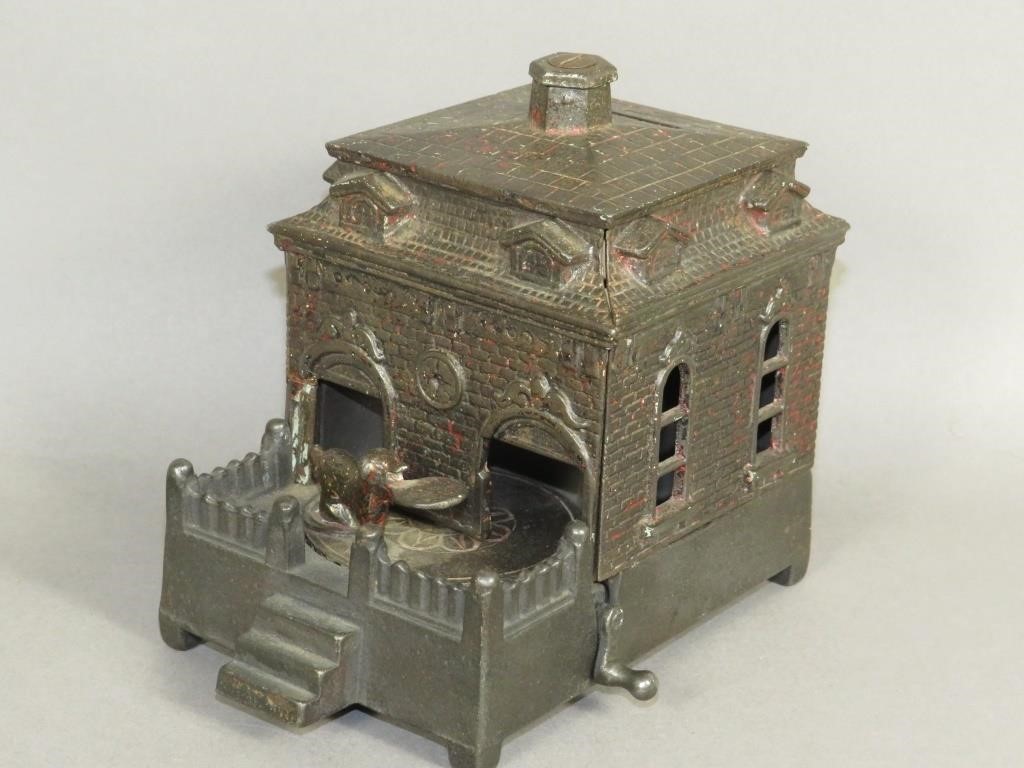 H.L. JUDD MFG. DOG ON TURNTABLE