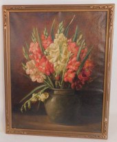 HL SANGER FLORAL PAINTINGOld o