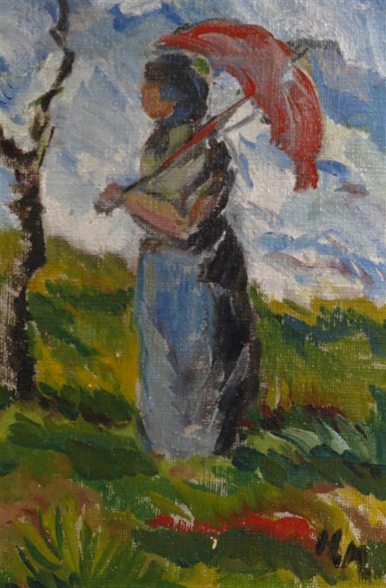 H.M. Miller (20th century) A Walk