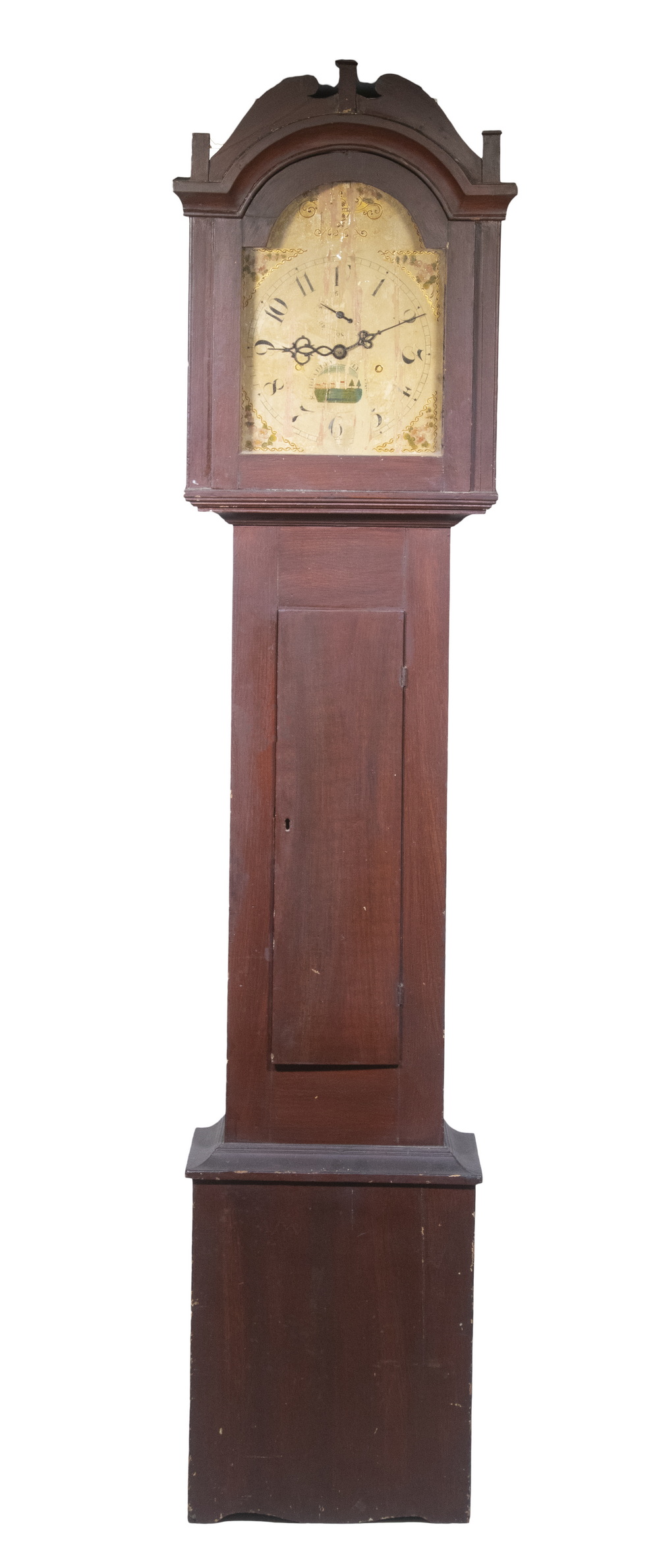 HOADLEY GRANDMOTHER CLOCK Red Grain