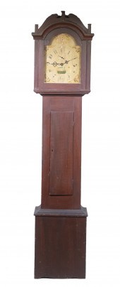 HOADLEY GRANDMOTHER CLOCK Red