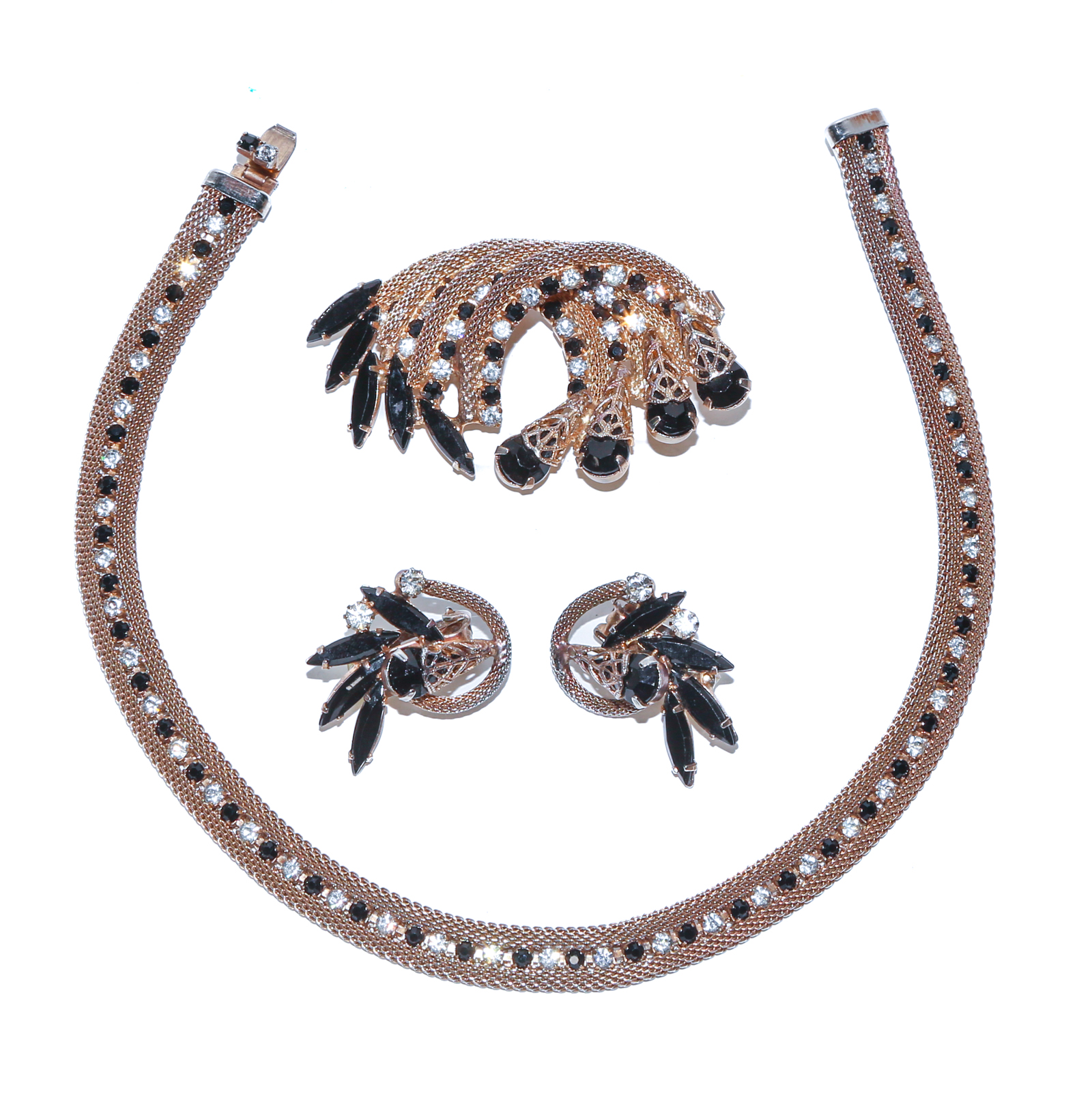 HOBE BROOCH/NECKLACE & EARRING