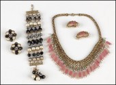 HOBE FAUX PEARL RHINESTONE AND