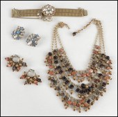 HOBE TRIPLE-STRAND BEAD NECKLA