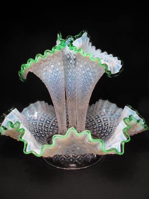 Hobnail opalescent flower