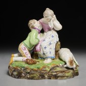 HOCHST, MELCHOIR PORCELAIN FIG