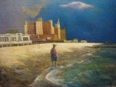 HOFFMAN, Nathan. Oil on Cardbo