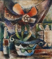 HOFFMAN, STILL LIFE OF FLOWERS