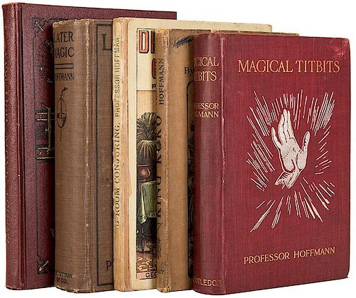 HOFFMANN, PROFESSOR. FIVE VOLUMES