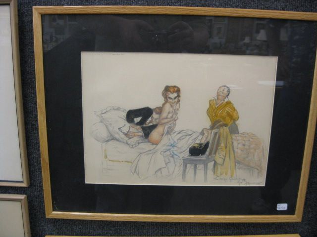 Hoffmany French Naughty Etching