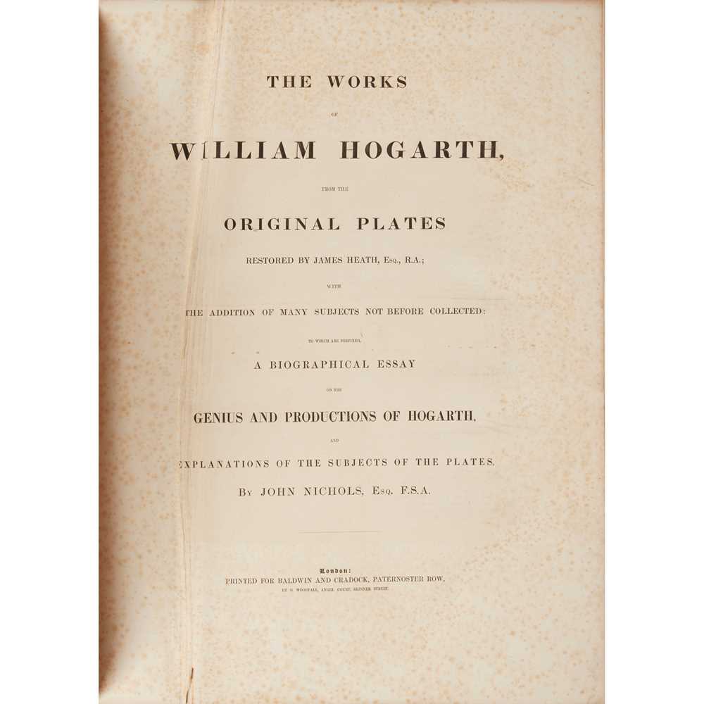 HOGARTH, WILLIAM THE WORKS...