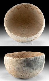 HOHOKAM RED-ON-BUFF HEMISPHERI