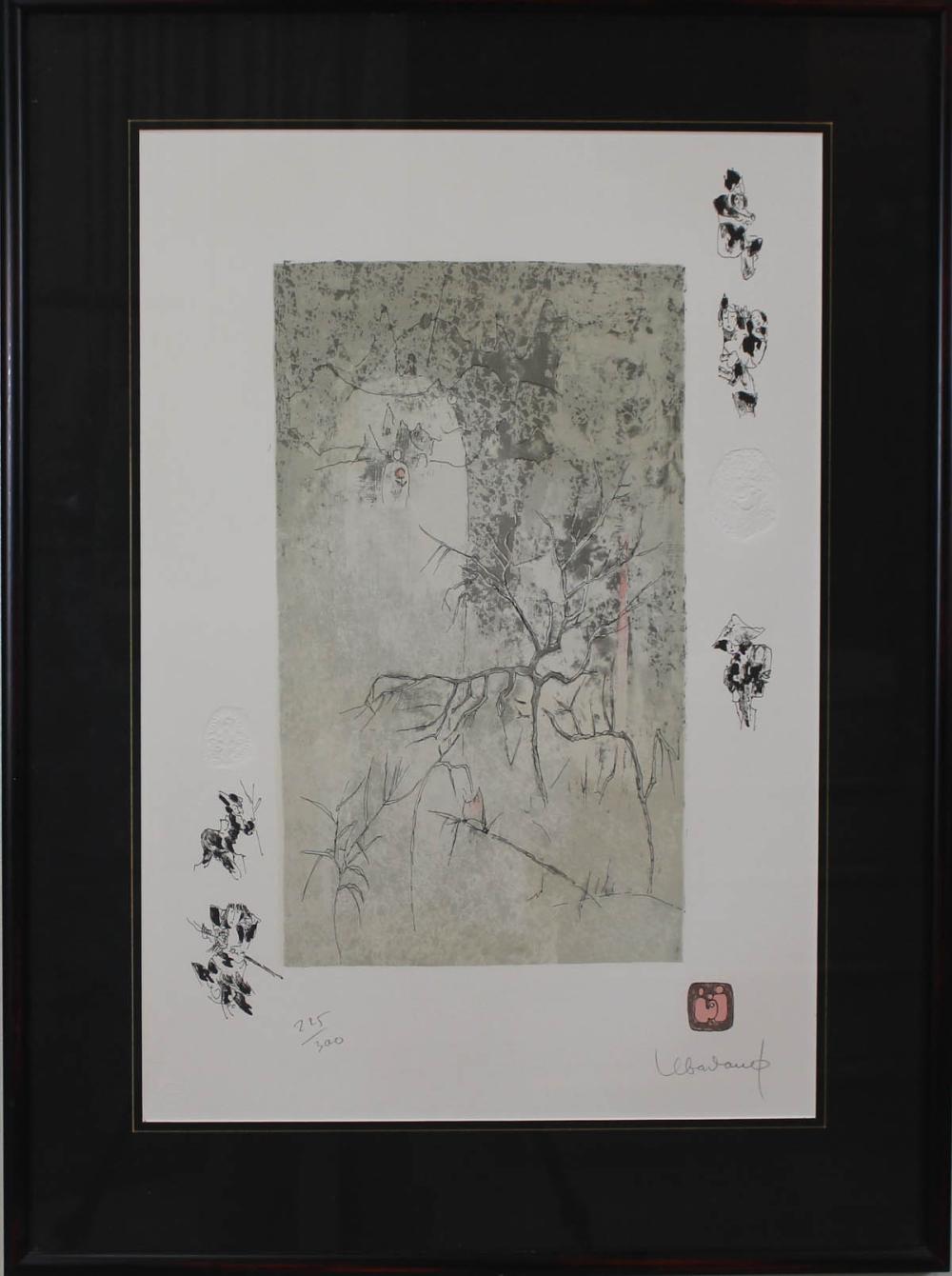 HOI LEBADANG LITHOGRAPH WITH