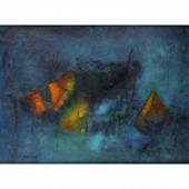 HOI LEBADANG, OIL ON BOARD Hoi