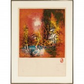 HOI LEBADANG, SIGNED LITHOGRAP