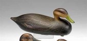 Hollow carved and painted blac