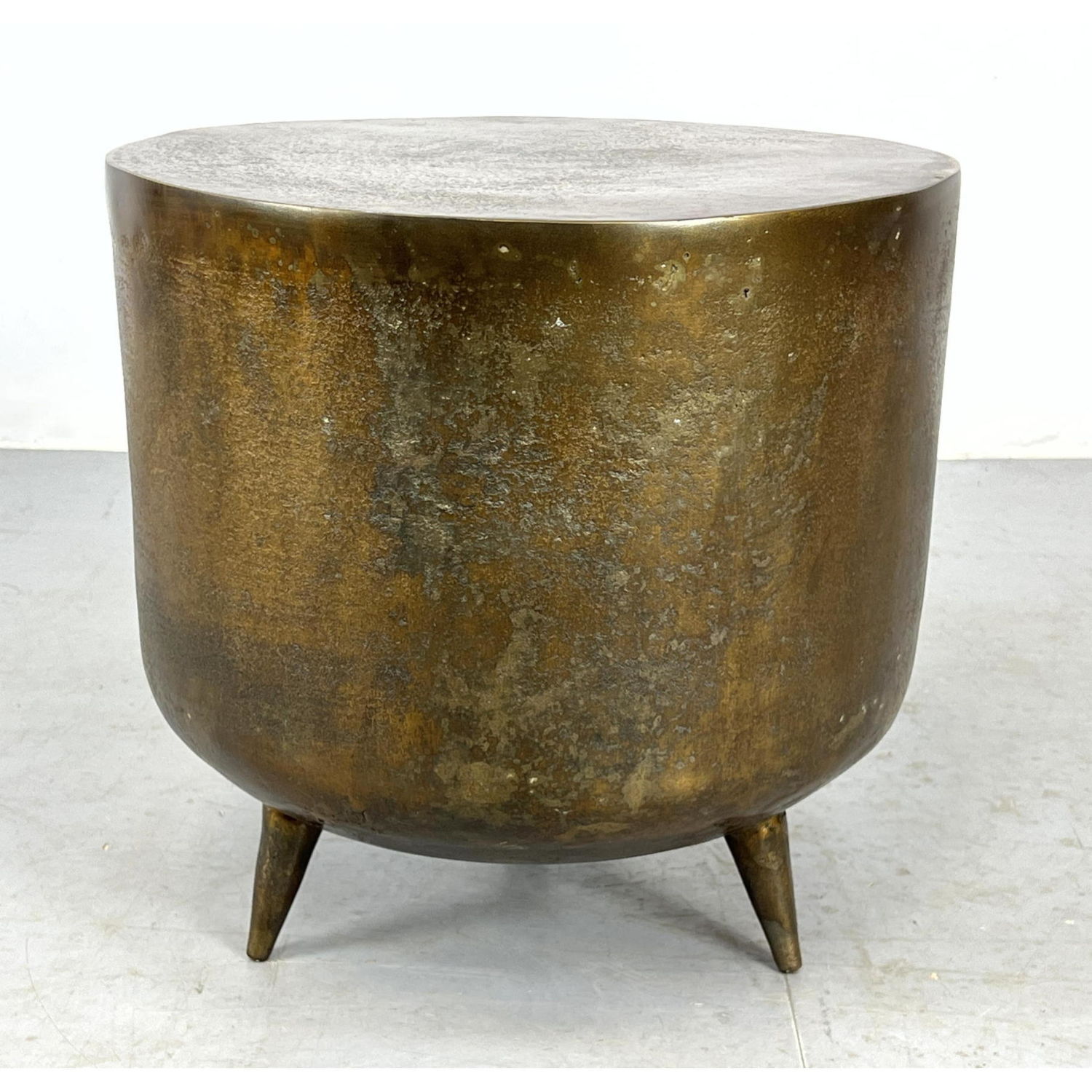 Hollow metal Drum style Side End