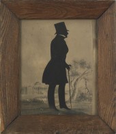 Hollowcut silhouette of Thomas