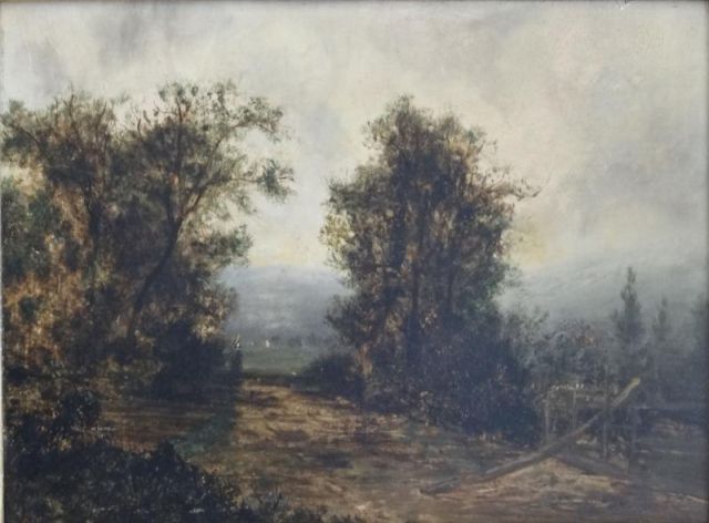 HOLLY May. Late 19th C. Oil on