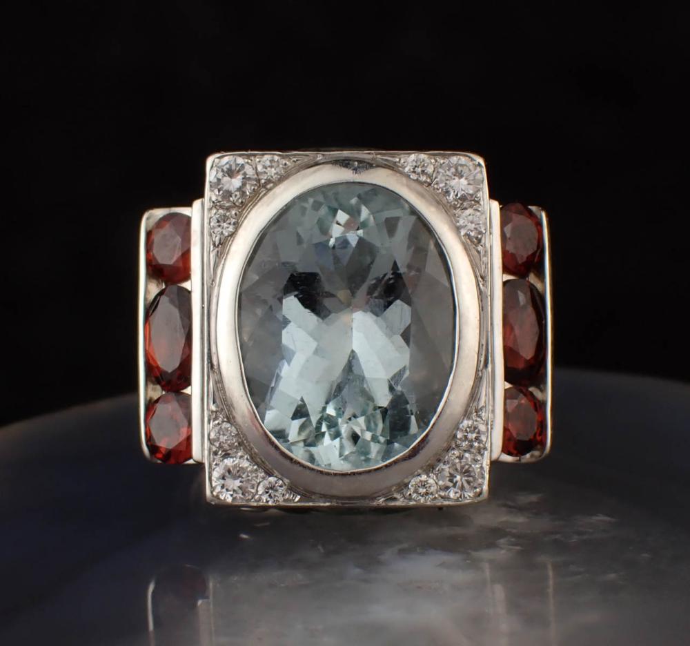 HOLLY MCHONE SIGNED AQUAMARINE