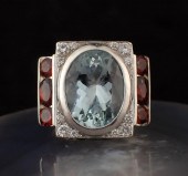 HOLLY MCHONE SIGNED AQUAMARINE