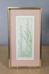 HOLLYHOCK LIMITED EDITION PRIN