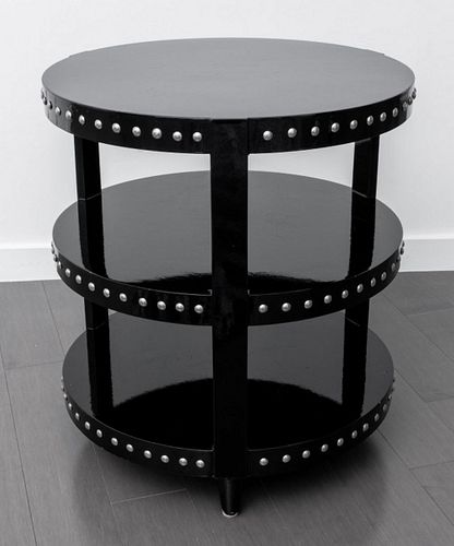 HOLLYWOOD GLAM BLACK LACQUER DRUM