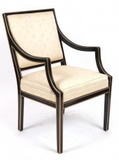 HOLLYWOOD REGENCY BLACK LACQUE