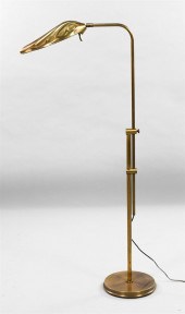 HOLLYWOOD REGENCY BRASS STANDI