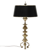 HOLLYWOOD REGENCY BRASS TABLE