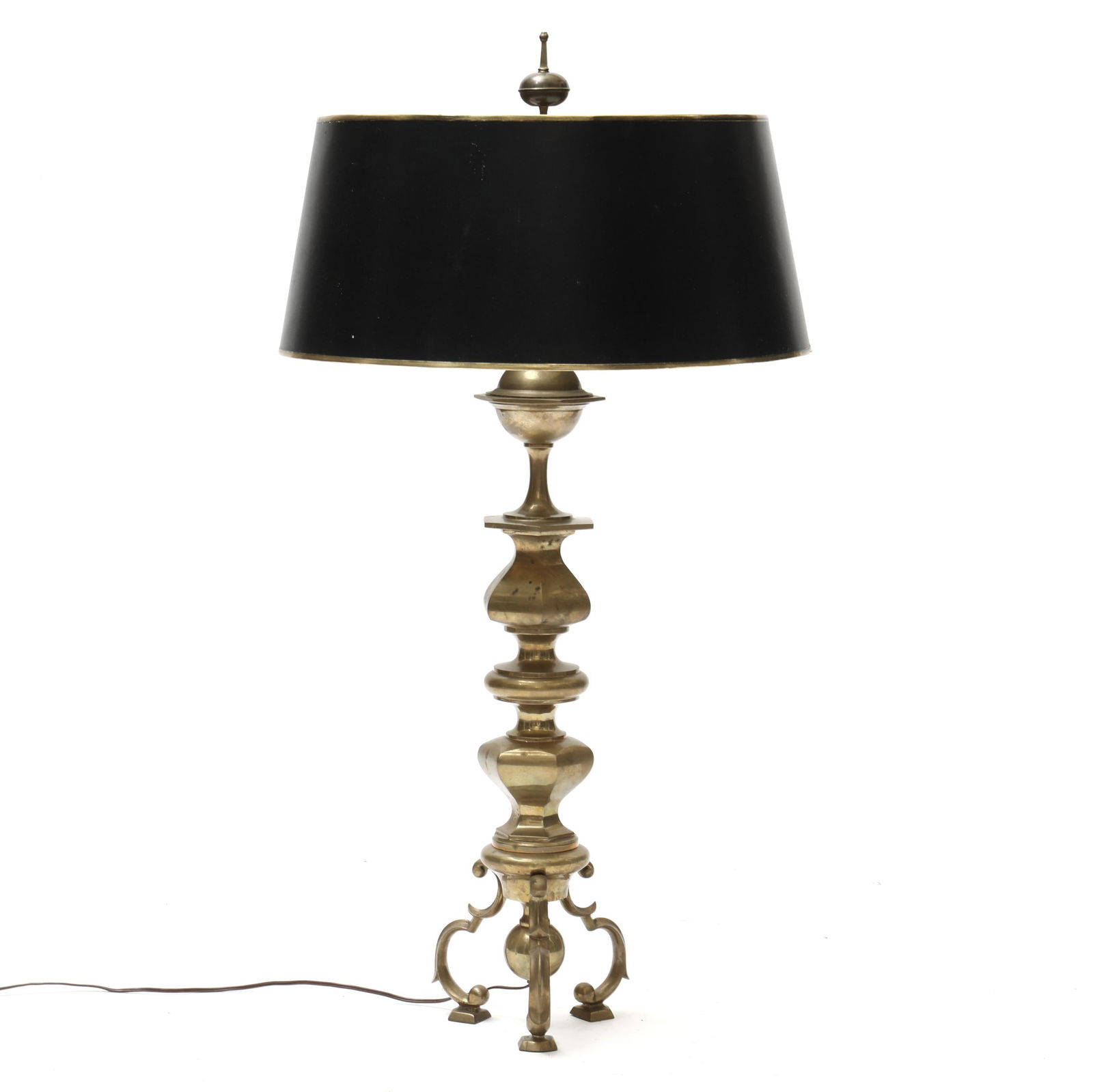 HOLLYWOOD REGENCY BRASS TABLE