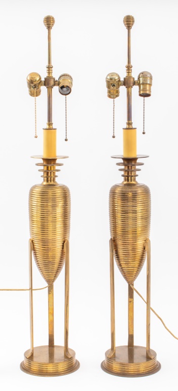 HOLLYWOOD REGENCY BRASS TABLE