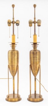 HOLLYWOOD REGENCY BRASS TABLE