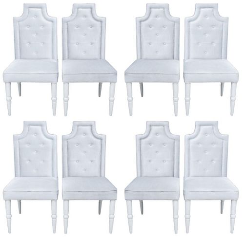 HOLLYWOOD REGENCY BUTTON TUFTED