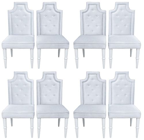 HOLLYWOOD REGENCY BUTTON TUFTED